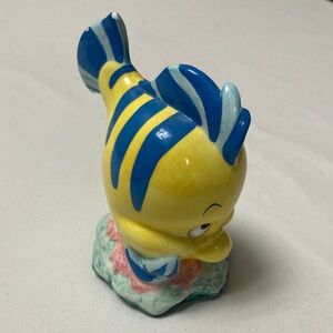 Disney Vintage Ceramic Flounder Decor - Yellow and Blue